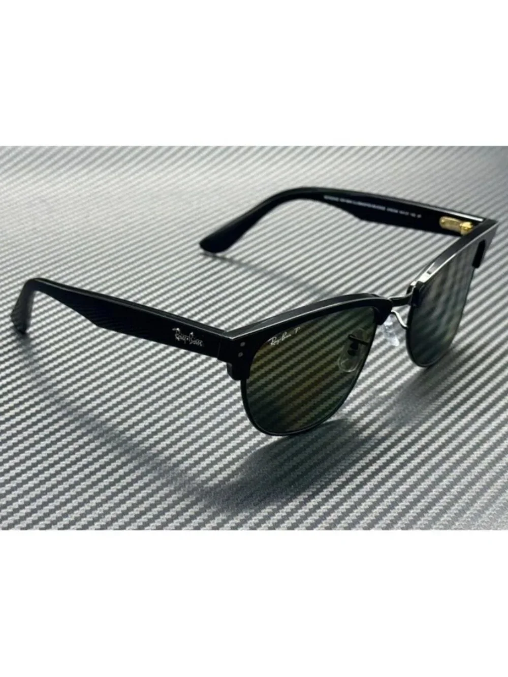 New Ray-Ban Men Black Sunglasses 54-21-145